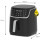 TurboTronic Heißluftfritteuse XXL - TT-AF13D - Airfryer 8 Liter 1700W Digital 13 Programme Touch-Display 80 bis 200°C Große Familiengröße Einlagegitter Schwarz