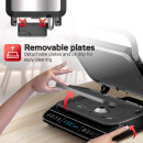 TurboTronic Kontaktgrill - CG900 - abnehmbare Grillplatten, LCD-Display, digital, 180° Öffnung, Tischgrill, Paninimaker, Elektrogrill, Steak- und Burgergrill, Silber
