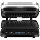 TurboTronic Kontaktgrill - CG900 - abnehmbare Platten, LCD Display, digital, 180° Öffnung, Tischgrill, Paninimaker, Elektrogrill, Fleischgrill, Burgergrill, Steakgrill, Sandwichtoaster