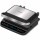 TurboTronic Kontaktgrill - CG900 - abnehmbare Grillplatten, LCD-Display, digital, 180° Öffnung, Tischgrill, Paninimaker, Elektrogrill, Steak- und Burgergrill, Silber
