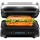 TurboTronic Kontaktgrill - CG900 - abnehmbare Grillplatten, LCD-Display, digital, 180° Öffnung, Tischgrill, Paninimaker, Elektrogrill, Steak- und Burgergrill, Silber