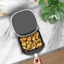 TurboTronic Heissluftfritteuse XXL 8 Liter - AF13D - digitale XL Heißluftfritteuse, 13 Programme, Airfryer, große Fritteuse ohne Fett / Öl, 80°C - 200°C Airfryer Luftfritteuse Air Friteuse Power Schwarz