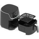 TurboTronic Heissluftfritteuse XXL 8 Liter - AF13D - digitale XL Heißluftfritteuse, 13 Programme, Airfryer, große Fritteuse ohne Fett / Öl, 80°C - 200°C Airfryer Luftfritteuse Air Friteuse Power Schwarz