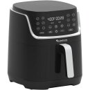 TurboTronic Heissluftfritteuse XXL 8 Liter - AF13D - digitale XL Heißluftfritteuse, 13 Programme, Airfryer, große Fritteuse ohne Fett / Öl, 80°C - 200°C Airfryer Luftfritteuse Air Friteuse Power Schwarz