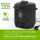 TurboTronic Druckkochtopf - DPC9 - 6L mit 2x Topf Edelstahltopf und beschichtet, Edelstahl Dampfgarer, PLASTIKFREI, Multikocher, elektrischer Schnellkochtopf, Reiskocher, Dampfkochtopf Schwarz