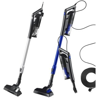 TurboTronic 600W - CMF8 - Stabsauger beutellos mit 5 Meter Kabel Stielstaubsauger Boden Staubsauger mit waschbaren Filter Handstaubsauger Bodensauger