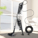 TurboTronic Staubsauger – CMF8 – beutelloser 600 W Stielstaubsauger & Handstaubsauger mit 5 m Kabel, waschbarem Filter, für Hartböden
