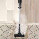 TurboTronic Staubsauger – CMF8 – beutelloser 600 W Stielstaubsauger & Handstaubsauger mit 5 m Kabel, waschbarem Filter, für Hartböden