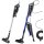 TurboTronic 600W - CMF8 - Stabsauger beutellos mit 5 Meter Kabel Stielstaubsauger Boden Staubsauger mit waschbaren Filter Handstaubsauger Bodensauger