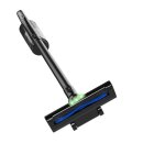 TurboTronic Stielstaubsauger - ZL6 - kabelloser 2in1 Stabstaubsauger & Handstaubsauger, 120W, 11 kPa Saugleistung, Laser-Bodenbürste, Zyklon