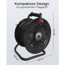 Netzwerk Kabeltrommel CAT6 SFTP RJ45 Keystone Internetverlängerung Netzwerkkabel