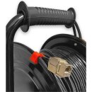 Netzwerk Kabeltrommel CAT6 SFTP RJ45 Keystone Internetverlängerung Netzwerkkabel