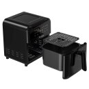 TurboTronic Heißluftfritteuse XL 6L - AF190 - Airfryer ohne Öl & Fett, Digital, 8 Programme, 1600W, 40–200°C, spülmaschinenfest, Rapid-Air