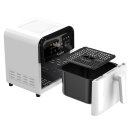 TurboTronic Heißluftfritteuse XL 6L - AF190 - Airfryer ohne Öl & Fett, Digital, 8 Programme, 1600W, 40–200°C, spülmaschinenfest, Rapid-Air