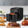 TurboTronic Heißluftfritteuse XL 6L - AF190 - Airfryer ohne Öl & Fett, Digital, 8 Programme, 1600W, 40–200°C, spülmaschinenfest, Rapid-Air Schwarz