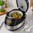TurboTronic TT-DMC22 Multikocher 5 l, 860 W, 15 Programme: elektrischer Reiskocher, Dampfgarer, Schongarer und Slow Cooker für Milchreis, Multivarka
