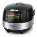 TurboTronic TT-DMC22 Multikocher 5 l, 860 W, 15 Programme: elektrischer Reiskocher, Dampfgarer, Schongarer und Slow Cooker für Milchreis, Multivarka