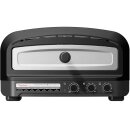 TurboTronic Pizzaofen - PO13 - 37cm (14,6") große Pizza bis 400°C mit Pizzastein Indoor / Outdoor Elektrisch Garten für Zuhause Pizza Back Ofen Tisch Stein Flammkuchen mobiler