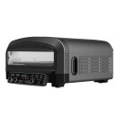 TurboTronic Pizzaofen Elektrisch 450 Grad - PO14 - Tisch-Backofen für 37cm Pizza & Flammkuchen, 2200W Steinbackofen mit Pizzastein, Mobiler Pizzaofen Indoor/Outdoor für Garten & Küche