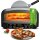 TurboTronic Pizzaofen Elektrisch 450 Grad - PO14 - Tisch-Backofen für 37cm Pizza & Flammkuchen, 2200W Steinbackofen mit Pizzastein, Mobiler Pizzaofen Indoor/Outdoor für Garten & Küche