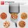 TurboTronic Pizzaofen Elektrisch 450 Grad - PO14 - Tisch-Backofen für 37cm Pizza & Flammkuchen, 2200W Steinbackofen mit Pizzastein, Mobiler Pizzaofen Indoor/Outdoor für Garten & Küche