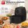 Heißluftfritteuse 3,5 Liter 1300W mit Silikoneinlage 6 Programme Airfryer Fritteuse Heissluftfritteuse ohne Fett / Öl, 75C - 200°C Luftfritteuse Air Friteuse