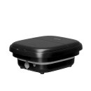 SportTronic Fußsprudelbad – FBM10 – faltbares Fußmassagegerät, 500 W, Wärme-, Sprudel- und Vibrationsfunktion, 3 Temperaturstufen, 6 Massagerollen, LED-Display
