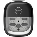 SportTronic Fußsprudelbad – FBM10 – faltbares Fußmassagegerät, 500 W, Wärme-, Sprudel- und Vibrationsfunktion, 3 Temperaturstufen, 6 Massagerollen, LED-Display