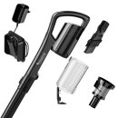 TurboTronic 120W Akku Staubsauger mit LASER-LED 11000...