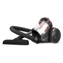 TurboTronic Zyklon Staubsauger CV12 – brachiale 18kPa Saugkraft 700W ohne Beutel, inkl. Parkettdüse & 2x HEPA-Filter, kleiner Trockensauger für Parkett, Tierhaare & Hundehaare, beutellos Bodenstaubsauger