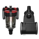 TurboTronic Zyklon Staubsauger CV12 – brachiale 18kPa Saugkraft 700W ohne Beutel, inkl. Parkettdüse & 2x HEPA-Filter, kleiner Trockensauger für Parkett, Tierhaare & Hundehaare, beutellos Bodenstaubsauger