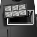 TurboTronic Zyklon Staubsauger CV12 – brachiale 18kPa Saugkraft 700W ohne Beutel, inkl. Parkettdüse & 2x HEPA-Filter, kleiner Trockensauger für Parkett, Tierhaare & Hundehaare, beutellos Bodenstaubsauger