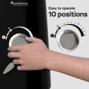 TurboTronic Küchenmaschine 2000W mit Fleischwolf und Standmixer-Aufsatz inkl. 1,5L Glas-Behälter, 5L Edelstahl-Rührschüssel Knetmaschine Rührmaschine für Brotteig