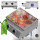 TurboTronic Gasgrill - BBQ6 - Tisch-Gasgrill mit Edelstahl-Plancha 46 × 40 cm, 2 × 3,15 kW Brenner (6,3 kW), Plancha-Grillplatte, Piezo-Zündung, Fettauffangsystem, Campinggrill