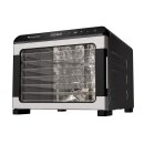 TurboTronic Dörrgerät TurboWave BIO 50 Liter - 35°C bis 75°C - komplett aus Metall 7 Etagen Obst Gemüse Fleisch Pilze Früchtetrockner Dörrapparat Dörrer Dörrautomat Edelstahl