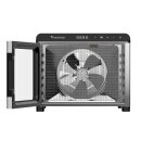 TurboTronic Dörrgerät TurboWave BIO 50 Liter - 35°C bis 75°C - komplett aus Metall 7 Etagen Obst Gemüse Fleisch Pilze Früchtetrockner Dörrapparat Dörrer Dörrautomat Edelstahl