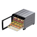 TurboTronic Dörrgerät TurboWave BIO 50 Liter - 35°C bis 75°C - komplett aus Metall 7 Etagen Obst Gemüse Fleisch Pilze Früchtetrockner Dörrapparat Dörrer Dörrautomat Edelstahl