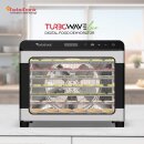 TurboTronic Dörrgerät TurboWave BIO 50 Liter - 35°C bis 75°C - komplett aus Metall 7 Etagen Obst Gemüse Fleisch Pilze Früchtetrockner Dörrapparat Dörrer Dörrautomat Edelstahl