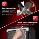 TurboTronic Dörrgerät TurboWave BIO 50 Liter - 35°C bis 75°C - komplett aus Metall 7 Etagen Obst Gemüse Fleisch Pilze Früchtetrockner Dörrapparat Dörrer Dörrautomat Edelstahl