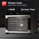 TurboTronic Dörrgerät TurboWave BIO 50 Liter - 35°C bis 75°C - komplett aus Metall 7 Etagen Obst Gemüse Fleisch Pilze Früchtetrockner Dörrapparat Dörrer Dörrautomat Edelstahl