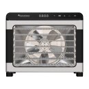TurboTronic Dörrgerät TurboWave BIO 50 Liter - 35°C bis 75°C - komplett aus Metall 7 Etagen Obst Gemüse Fleisch Pilze Früchtetrockner Dörrapparat Dörrer Dörrautomat Edelstahl