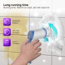 Elektrische Reinigungsbürste 3 in 1 Electric Cleaning Brush mit 3 austauschbaren Bohrbürstenköpfen, Putzbürste, Kabelloser Akku Reinigungsschrubber. Spin Scrubber, Bad, Küchen, Auto, Fliesenreiniger