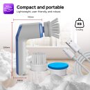 Elektrische Reinigungsbürste 3 in 1 Electric Cleaning Brush mit 3 austauschbaren Bohrbürstenköpfen, Putzbürste, Kabelloser Akku Reinigungsschrubber. Spin Scrubber, Bad, Küchen, Auto, Fliesenreiniger