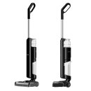 Akku Nass- und Trockensauger kabellos 2in1 Staubsauger mit Wischfunktion 5 kPa Saugkraft 180W beutellos Hand Boden Stiel