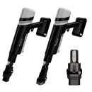 TurboTronic 15 kPa Stabstaubsauger mit grünem Laserlicht Akku kabellos 2in1 Handstaubsauger 120W beutellos leicht Hand Boden Stiel