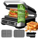 TurboTronic 2in1 Kontaktgrill wechselbare Grill- &...