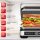 TurboTronic 2000W Kontaktgrill Waffeleisen für belgische Waffeln Platten wechselbar 180°C Öffnung Sandwich Tischgrill Paninis Burger Sandwichmaker Waffelmaker Sandwichtoaster
