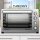 TurboTronic 45 L Elektrobackofen mit Grill, Umluft, Drehspieß & Timer XXL-Tischbackofen aus Edelstahl für Pizza, Aufläufe & Braten Kompakter Mini-Backofen mit Doppelglastür, 2000W