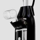 TurboTronic Dampfmopp Scheuermopp 1200W Dampfreiniger mit 2 rotierenden Power-Pads, 400ml Tank, 2 Dampfstufen, entfernt 99,9 % Bakterien, Bodenreiniger für Fliesen Laminat Holz