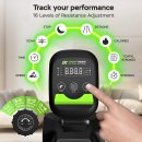 SportTronic Rudergerät - ST-X8 - Magnet Rudergerät leise, Doppelgleitschiene, 16 Widerstandsstufen, LCD-Computer, klappbar, Ganzkörpertraining bis 120 kg